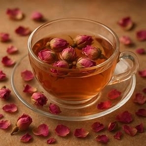 Brewing Rosebud Tea to Brighten Your Day