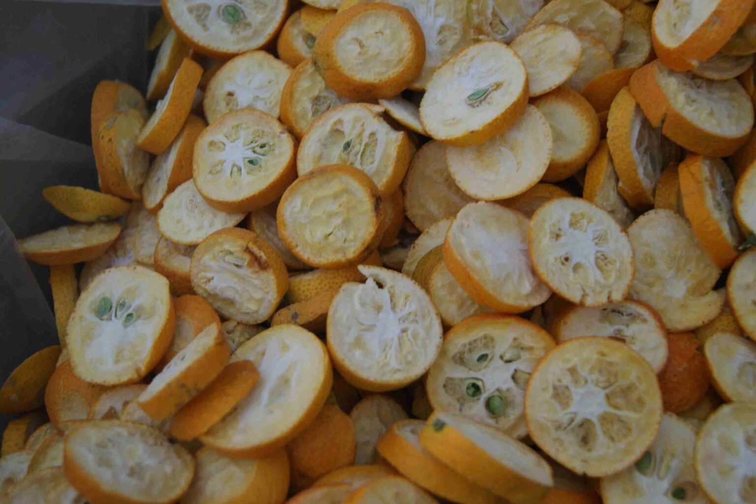 Dried kumquats