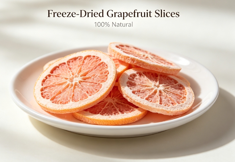 High-Quality Freeze-Dried Grapefruit Slices