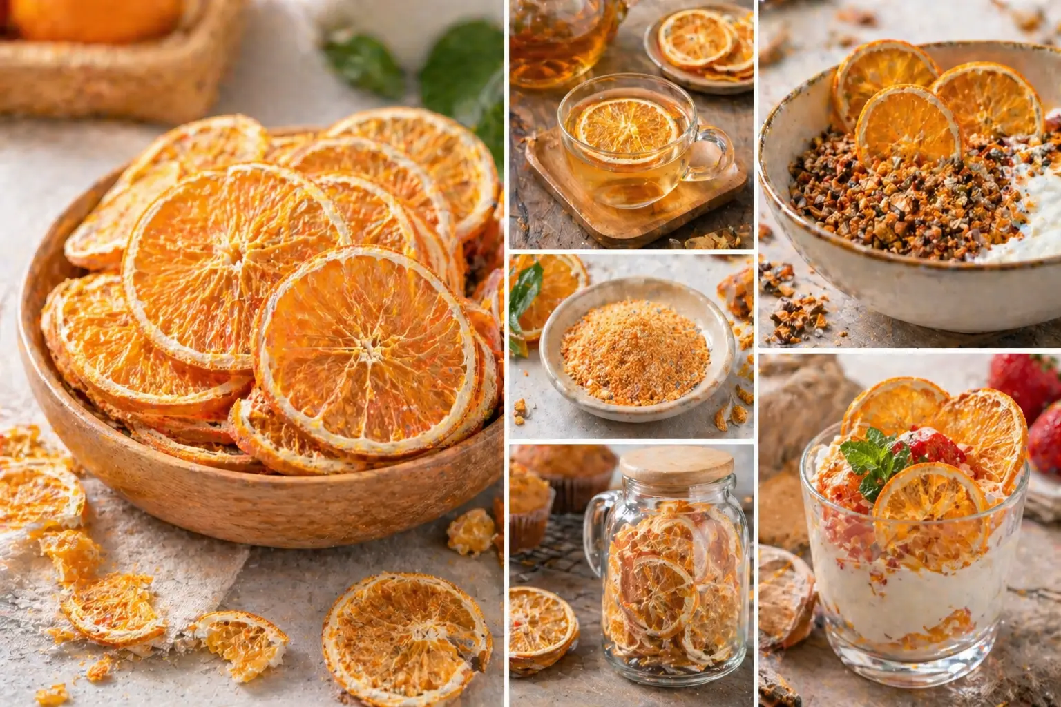 Delicious pairings with freeze-dried orange