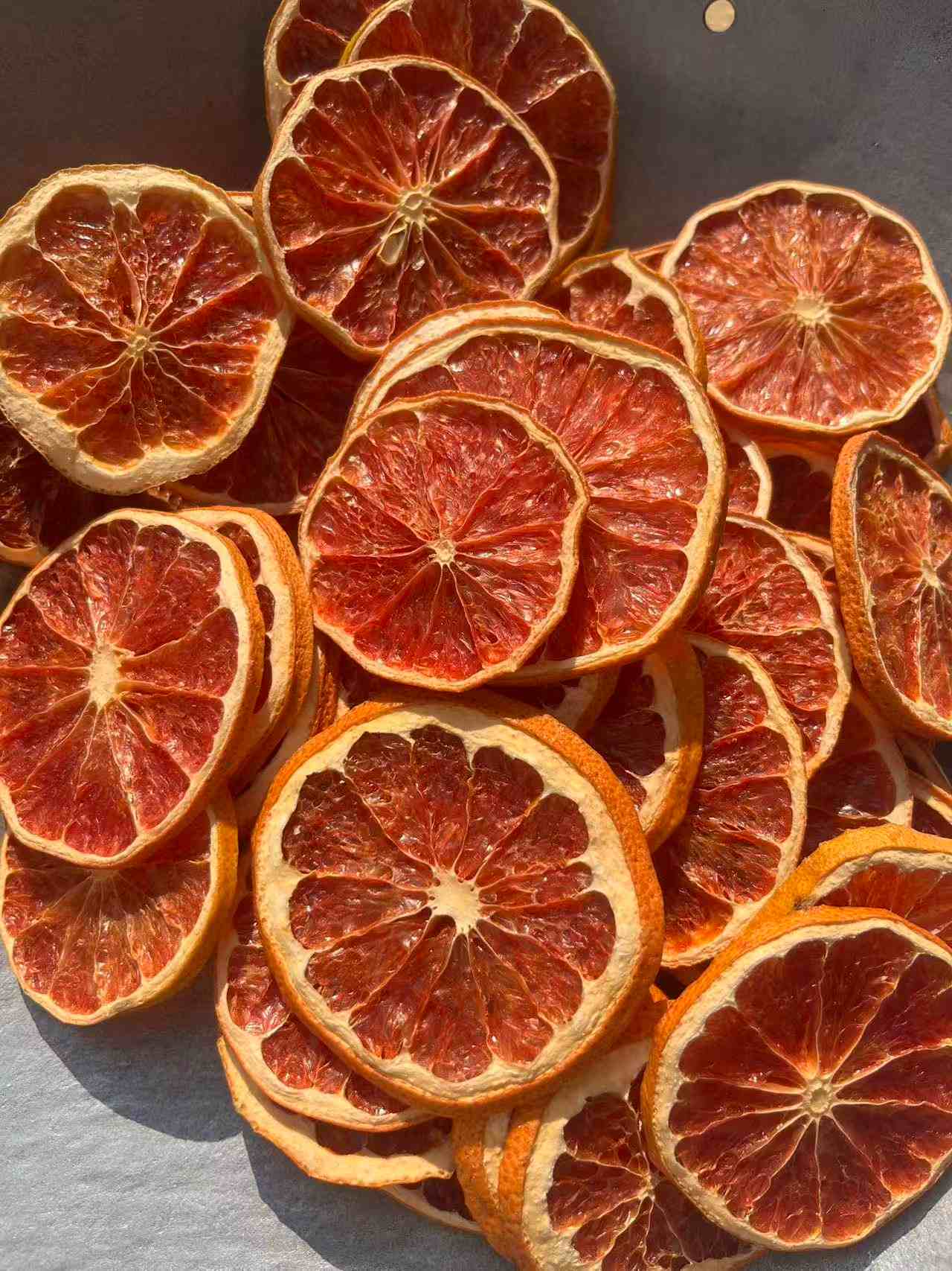 Freeze-Dried Grapefruit Slices